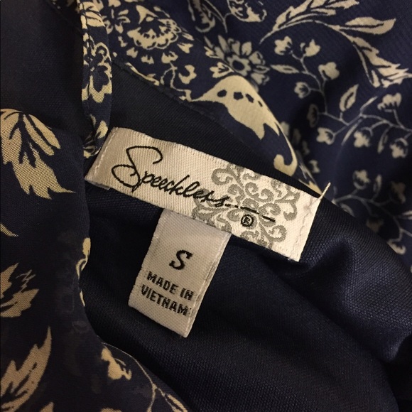 Blue floral boho sundress with ruffles - Picture 6 of 6